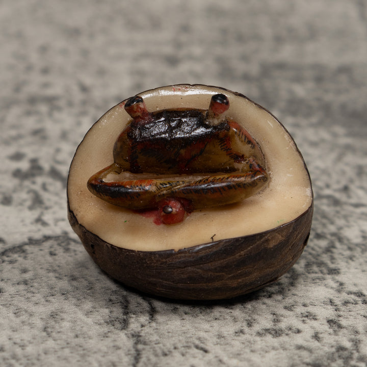 Vintage Crab Tagua Carving