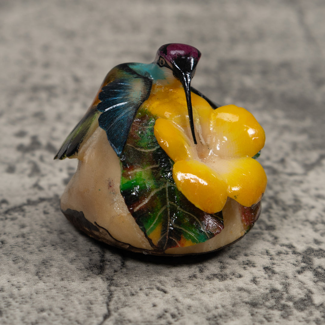 Hummingbird Tagua Carving