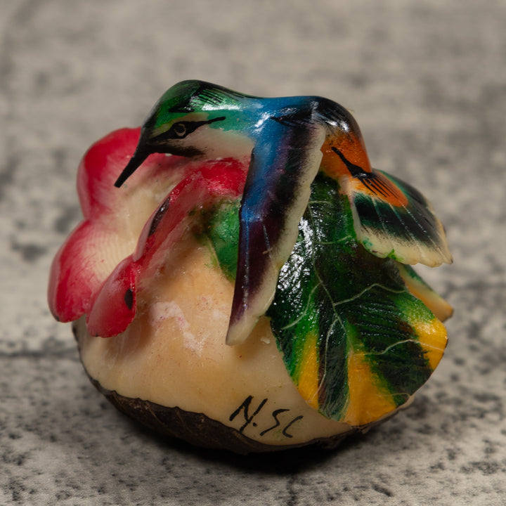 Hummingbird Tagua Carving