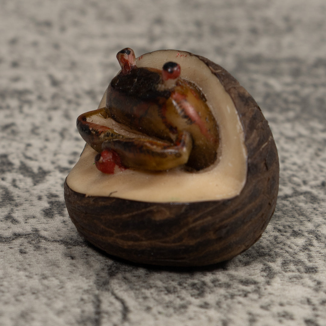 Vintage Crab Tagua Carving