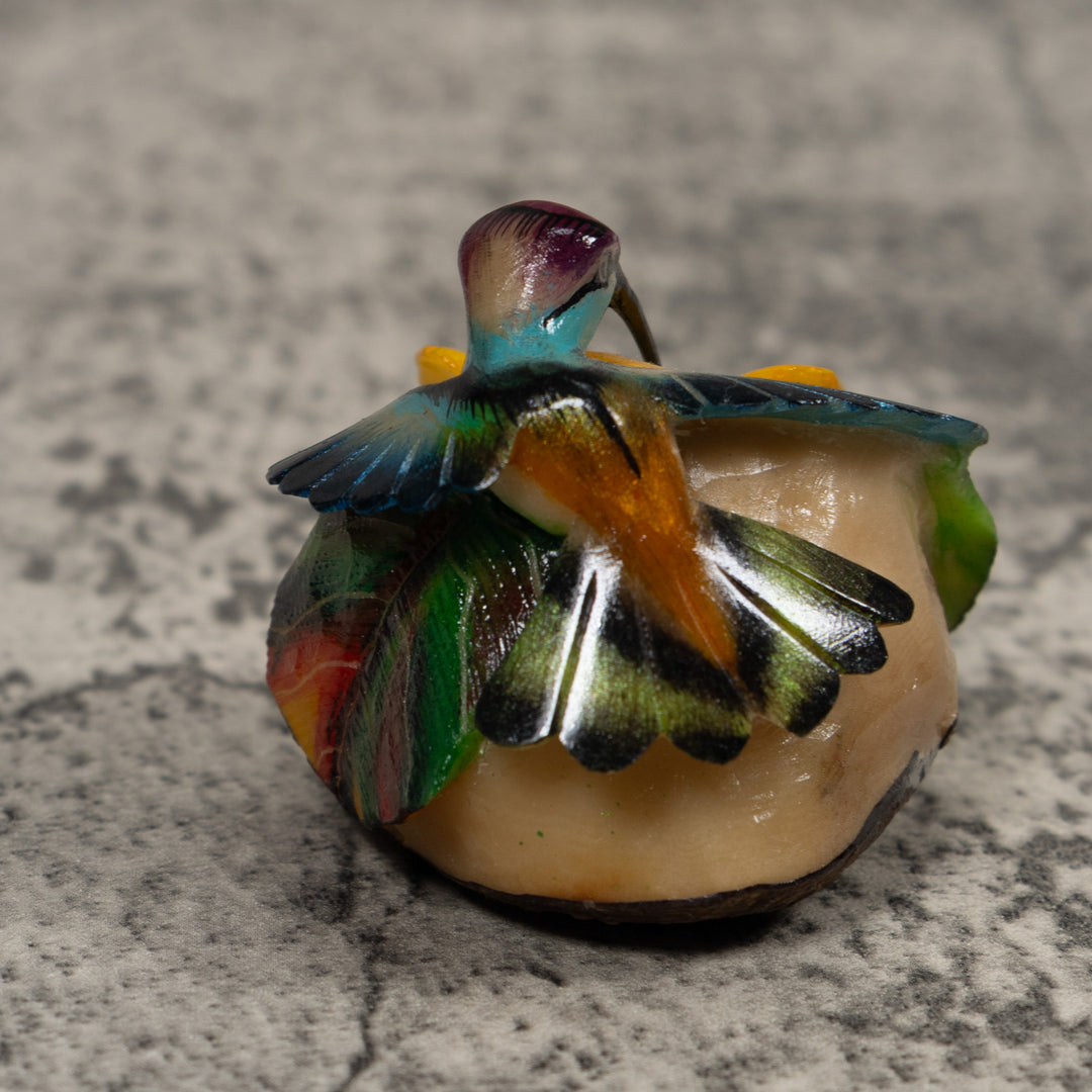 Hummingbird Tagua Carving