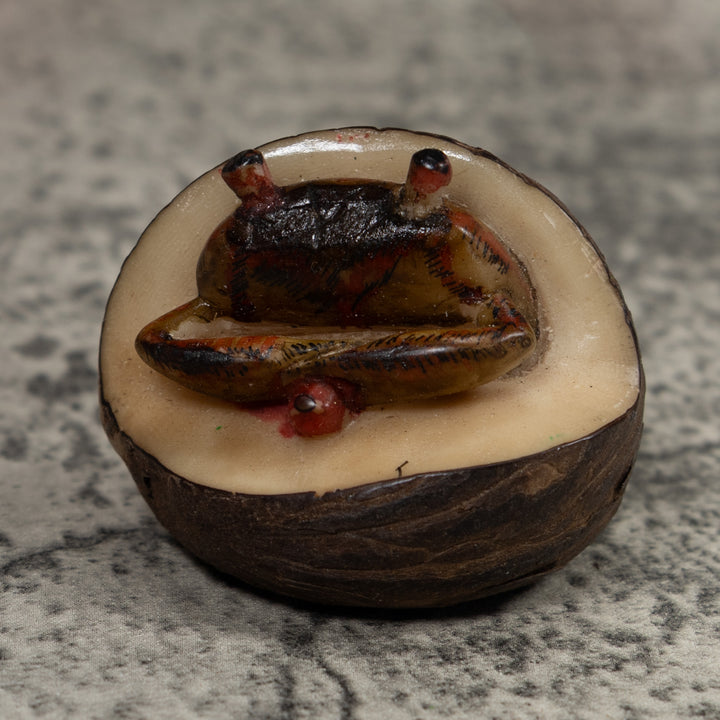 Vintage Crab Tagua Carving