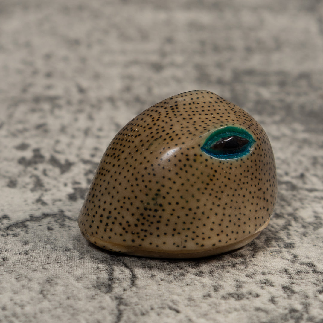 Vintage Stingray Fish Tagua Carving