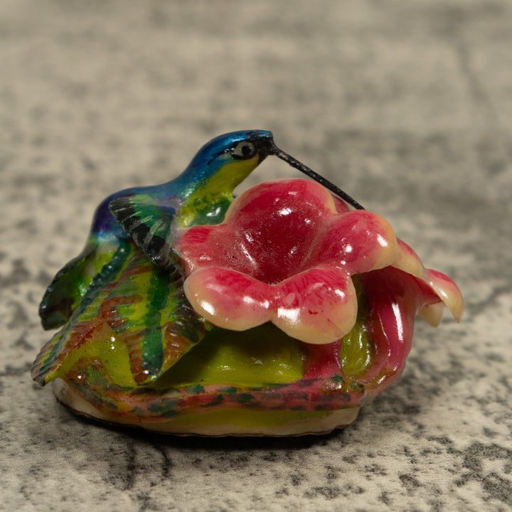 Hummingbird Tagua Carving