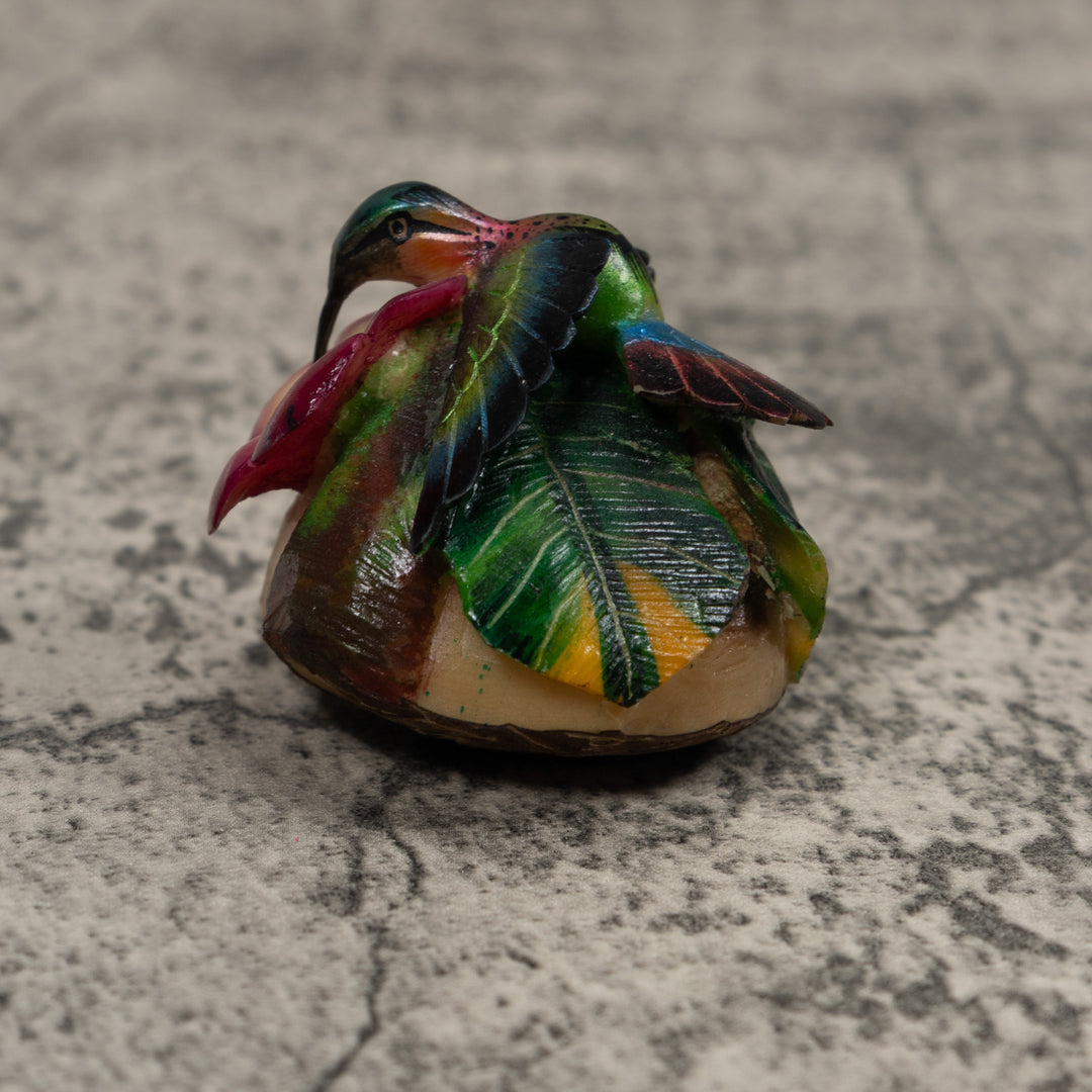 Hummingbird Tagua Carving