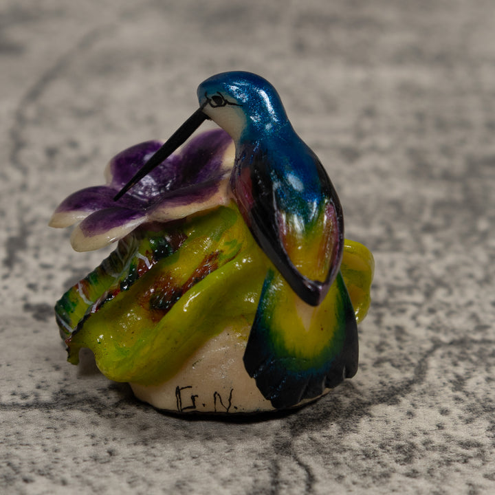Hummingbird Tagua Carving