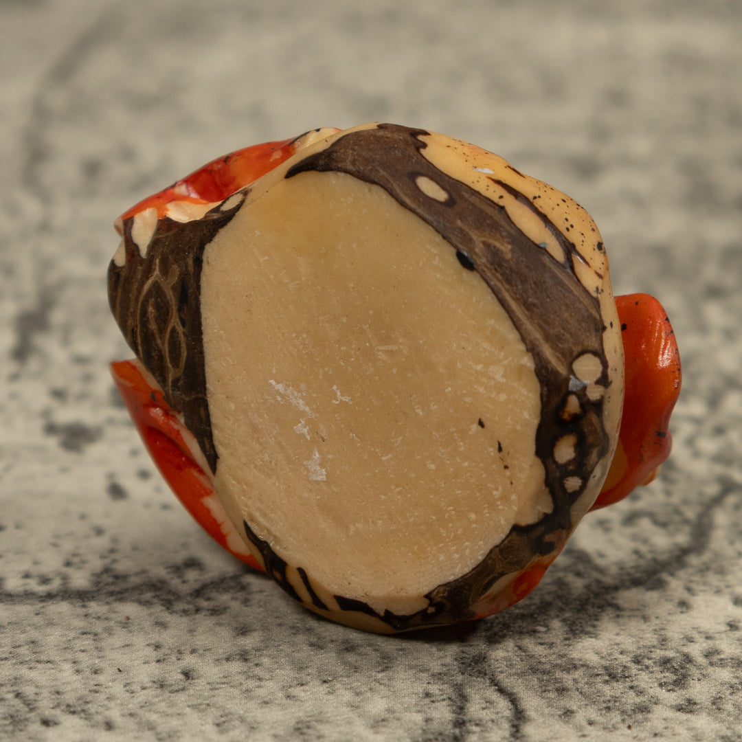 Vintage Frog Tagua Carving