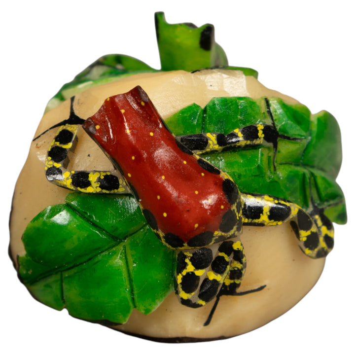 Double Poison Dart Frog Tagua Carving