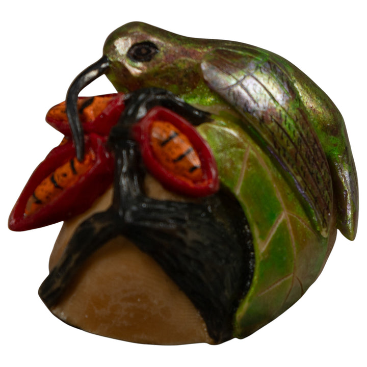 Hummingbird Tagua Carving