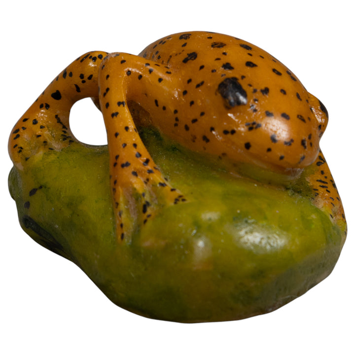 Vintage Frog Tagua Carving