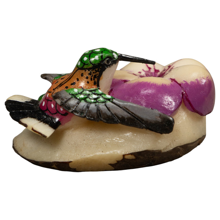 Hummingbird Tagua Carving