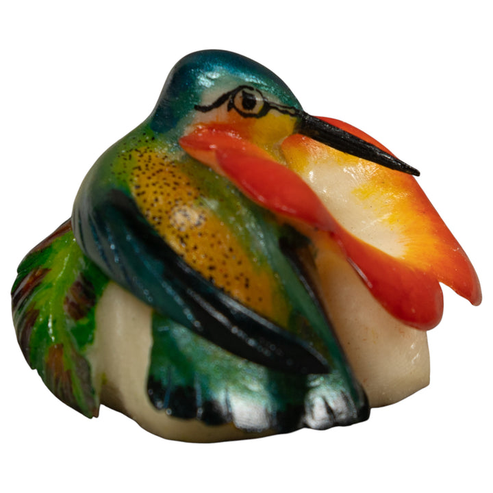 Hummingbird Tagua Carving