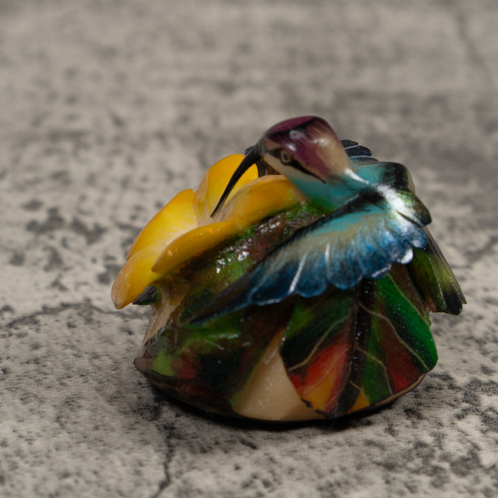 Hummingbird Tagua Carving