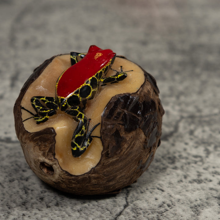 Poison Dart Frog Tagua Carving