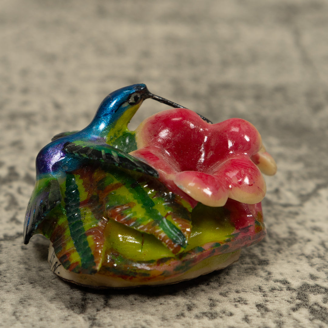 Hummingbird Tagua Carving