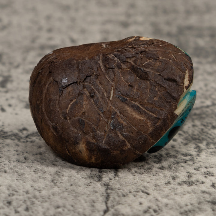 Vintage Blue Yellow And Red Poison Dart Frog Tagua Carving