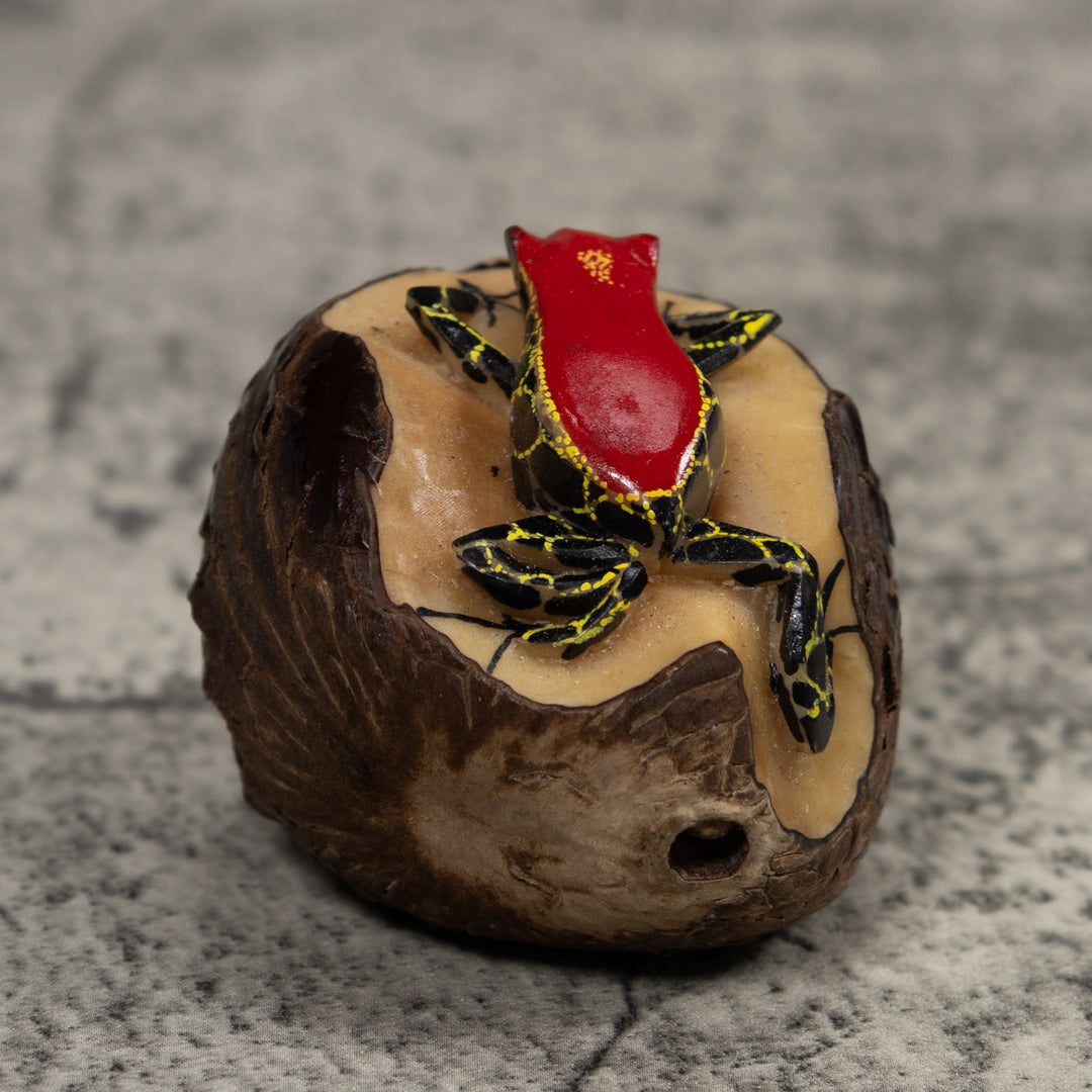 Poison Dart Frog Tagua Carving