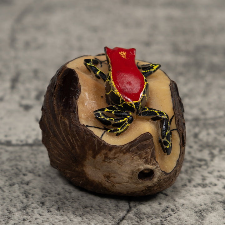 Poison Dart Frog Tagua Carving