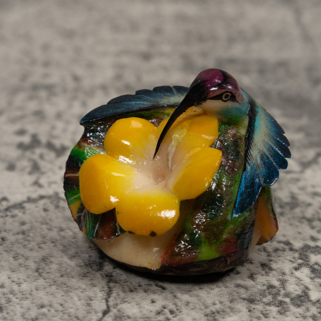 Hummingbird Tagua Carving