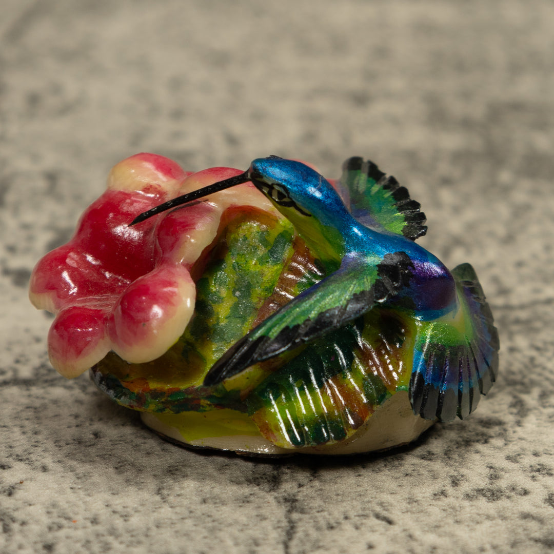 Hummingbird Tagua Carving