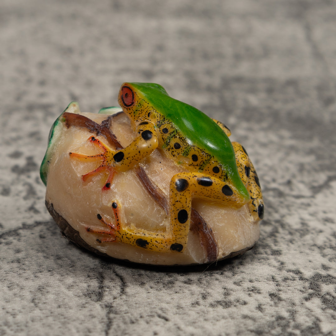 Vintage Frog Tagua Carving