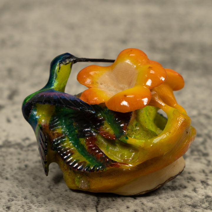 Hummingbird Tagua Carving