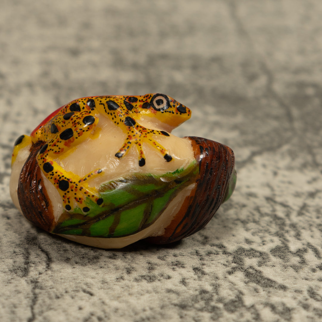 Poison Dart Frog Tagua Carving