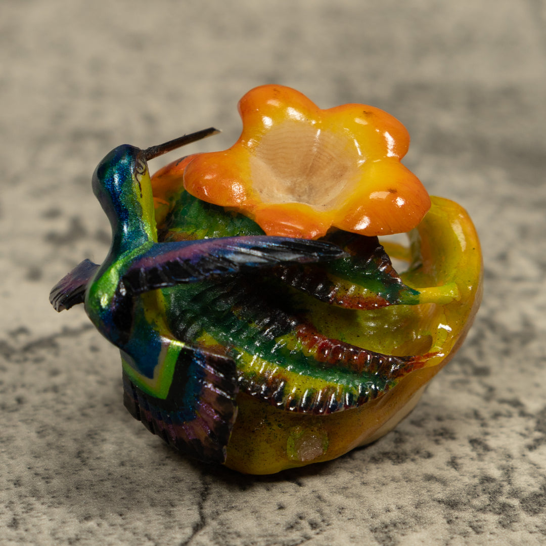 Hummingbird Tagua Carving