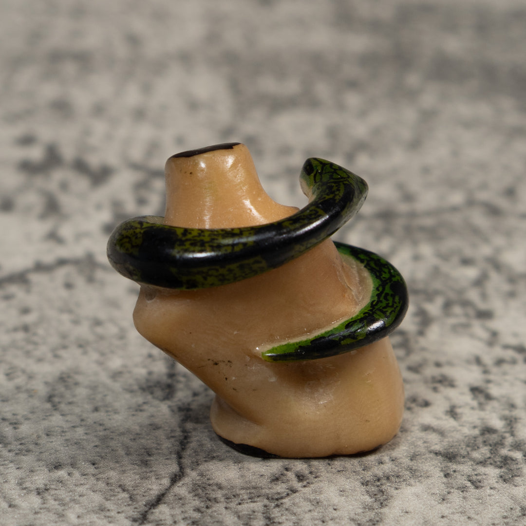 Black Snake Reptile Tagua Carving