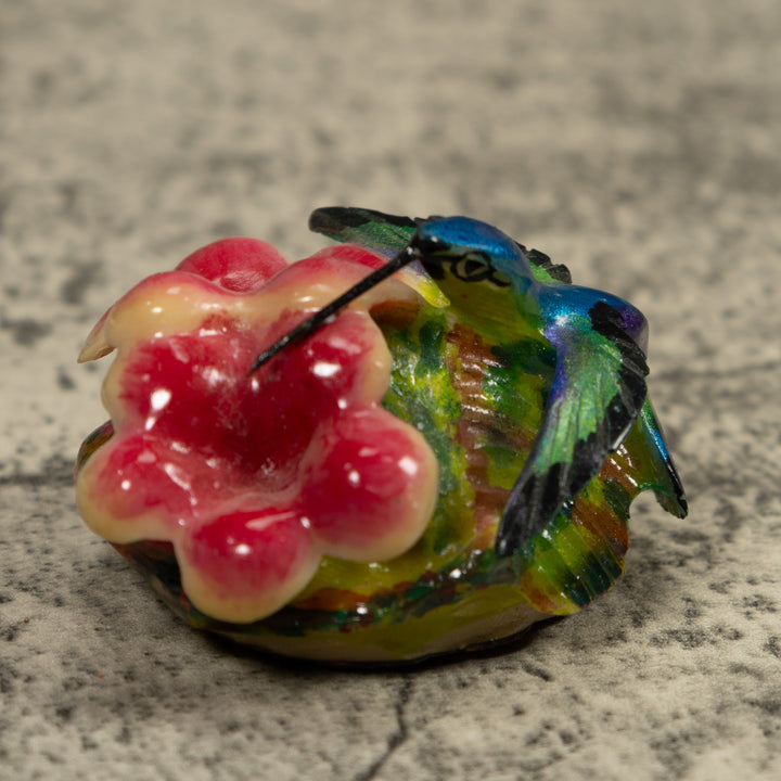 Hummingbird Tagua Carving