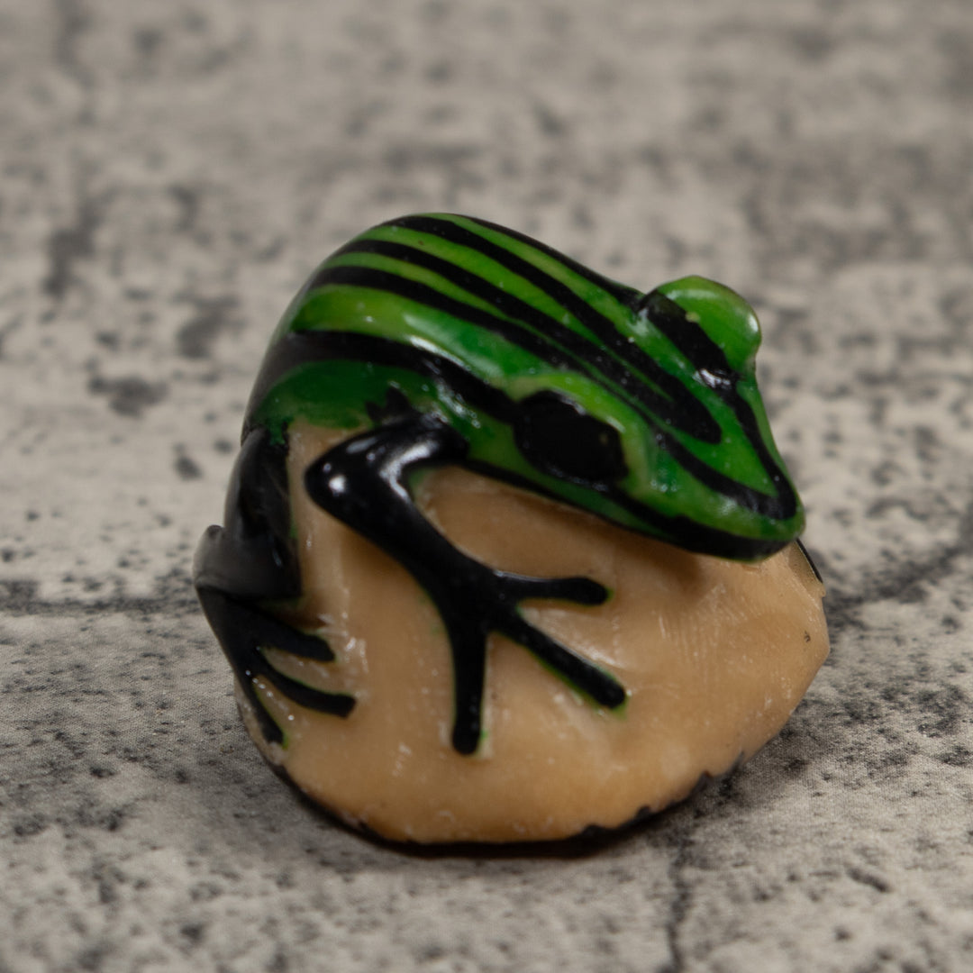 Vintage Poison Dart Frog Tagua Carving