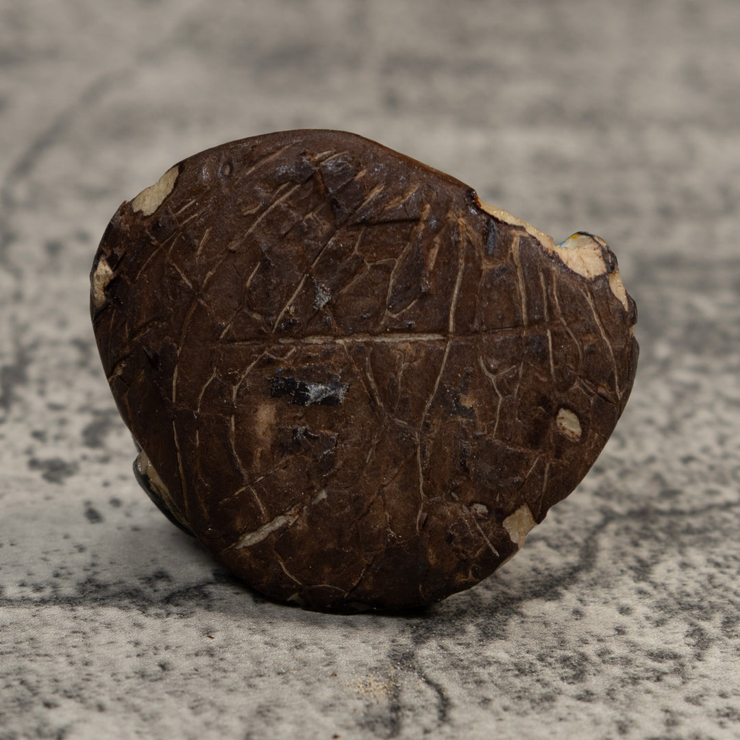 Vintage Black Monkey Tagua Carving