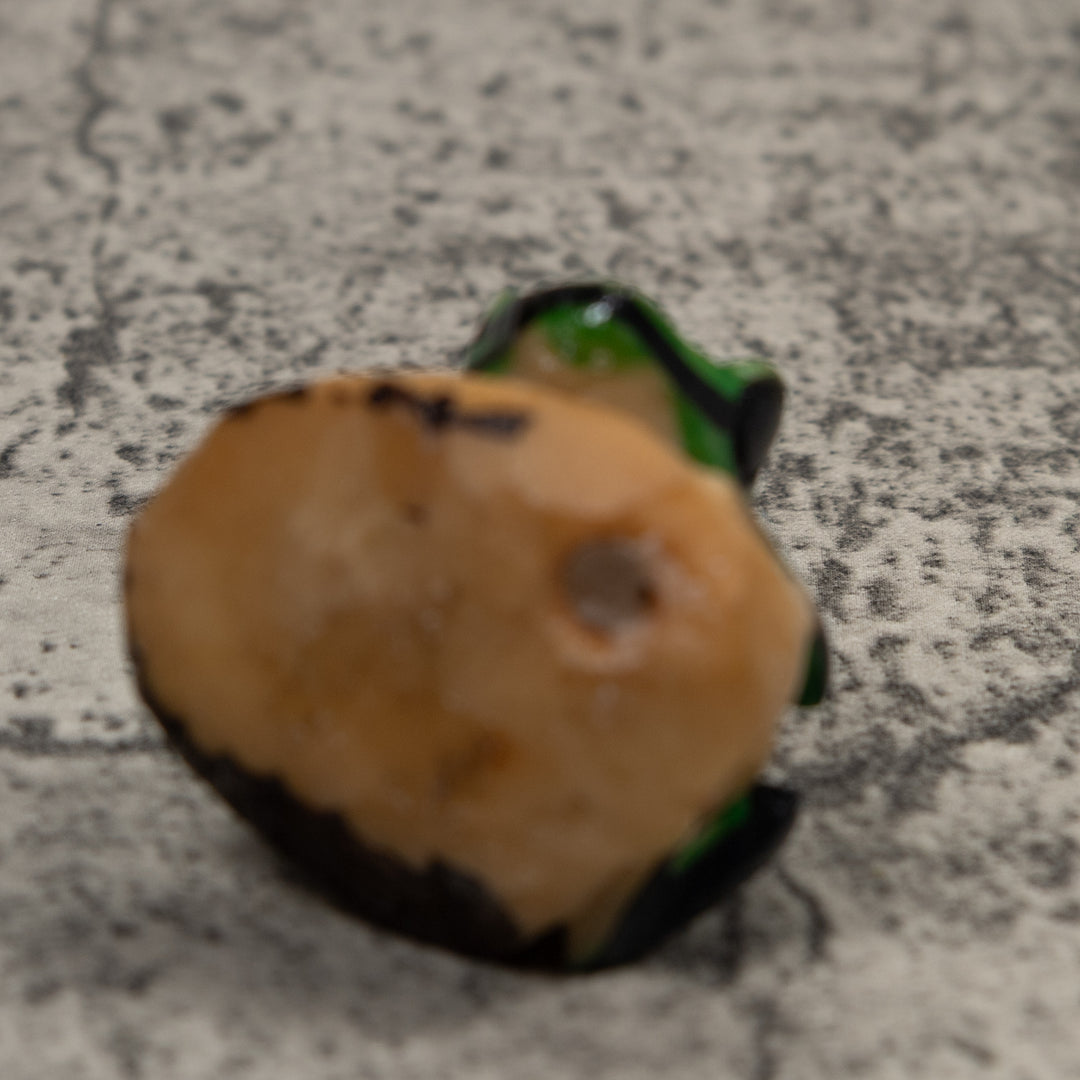 Vintage Poison Dart Frog Tagua Carving