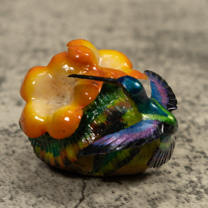 Hummingbird Tagua Carving