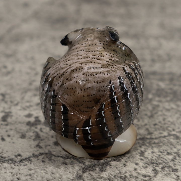 Owl Bird Tagua Carving