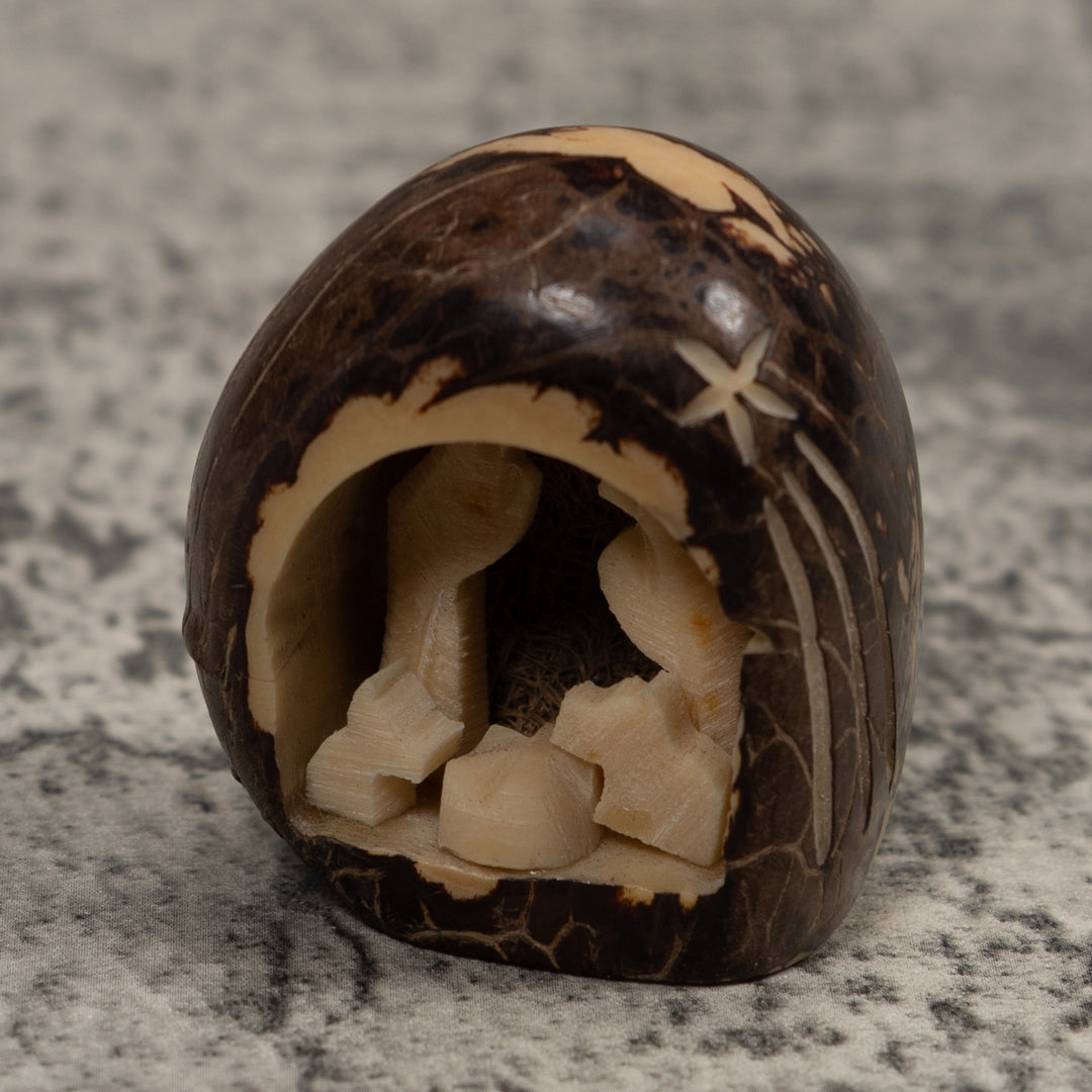Christian Creche Tagua Carving
