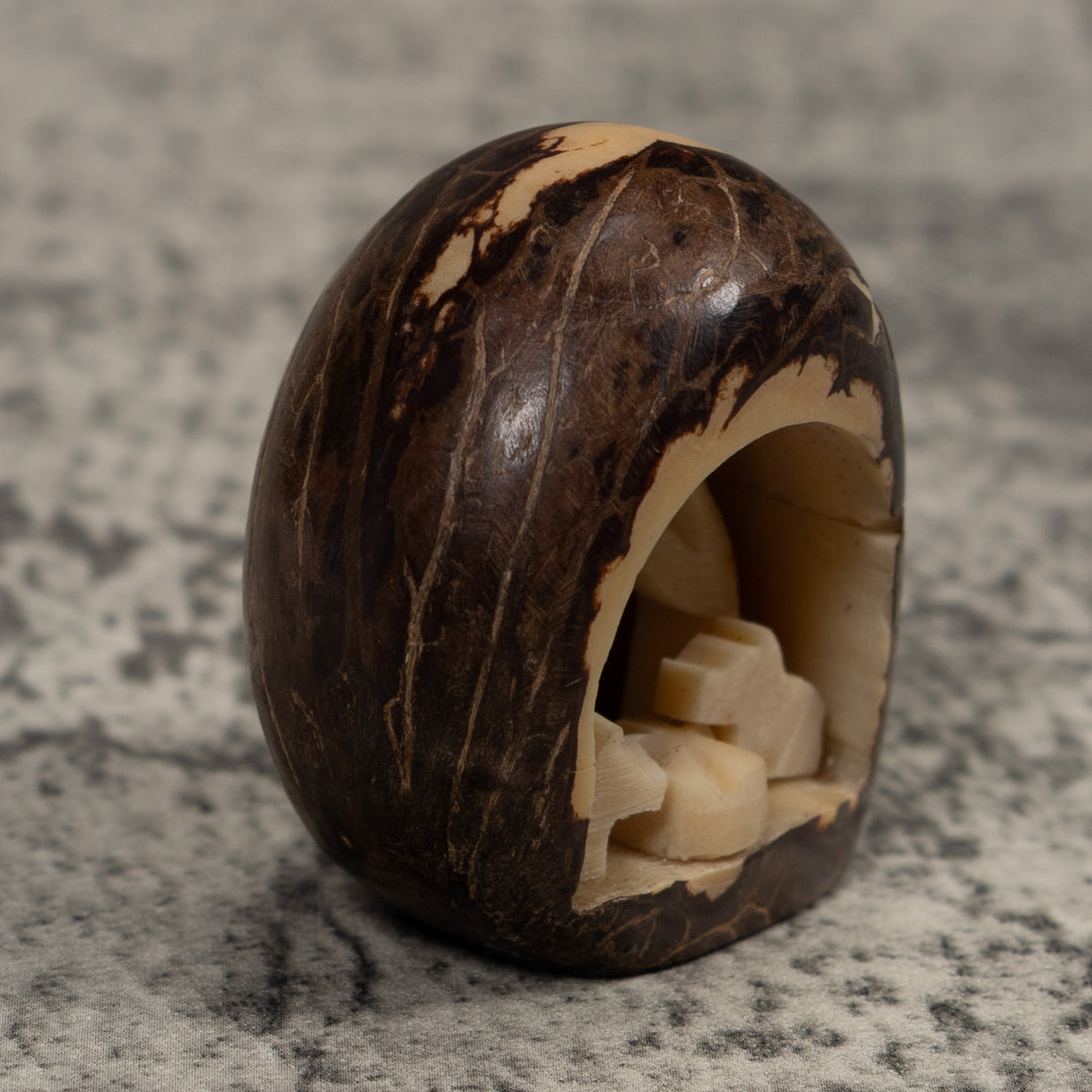 Christian Creche Tagua Carving