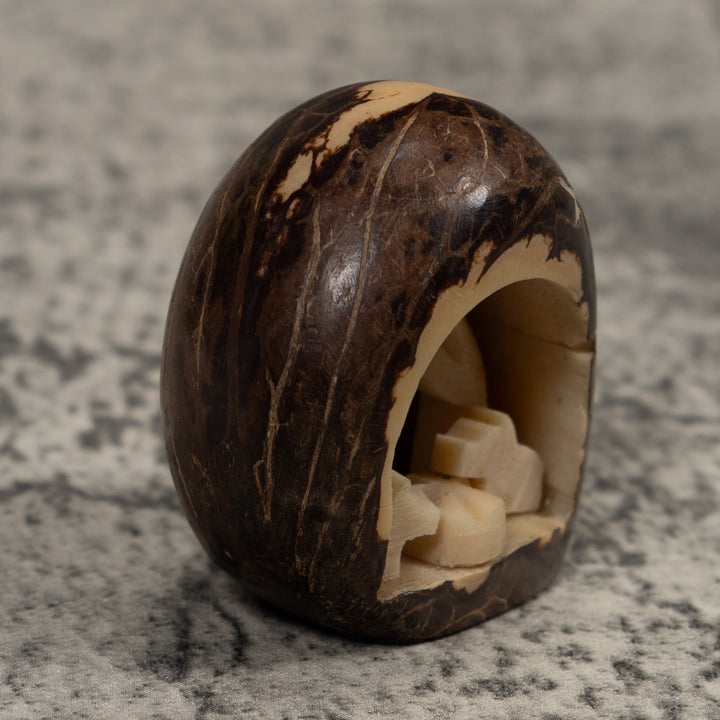 Christian Creche Tagua Carving