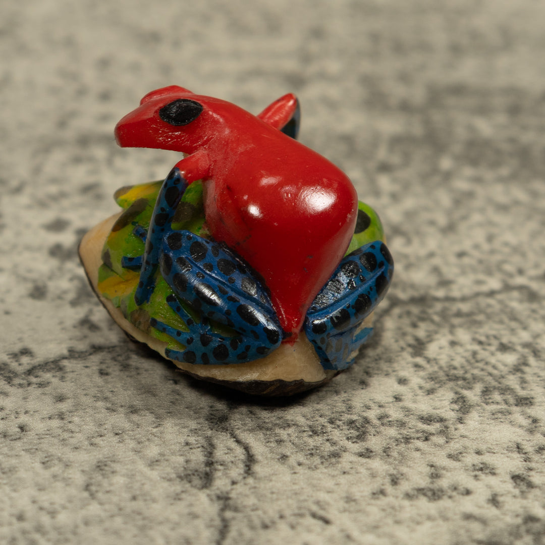 Poison Dart Frog Tagua Carving