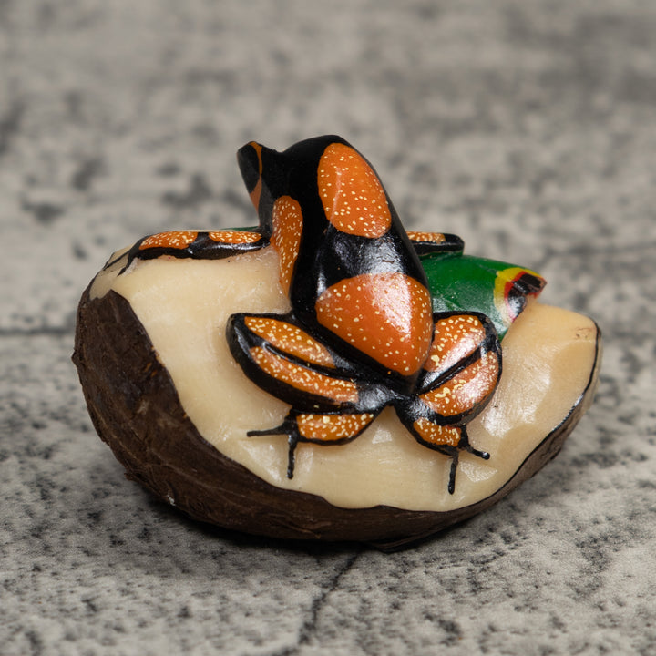 Poison Dart Frog Tagua Carving