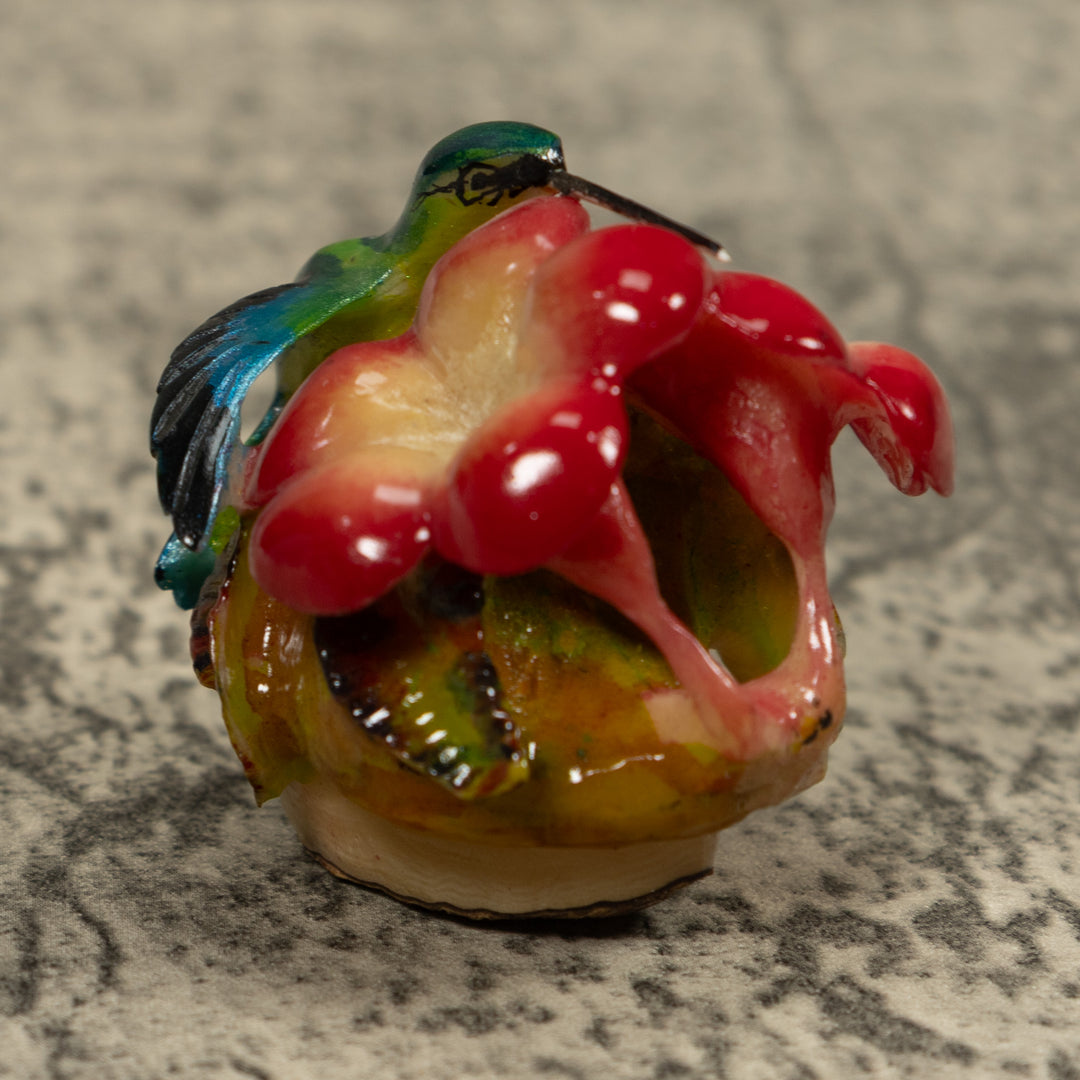 Hummingbird Tagua Carving
