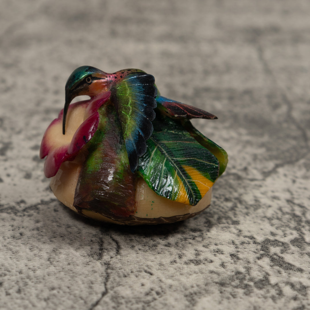 Hummingbird Tagua Carving