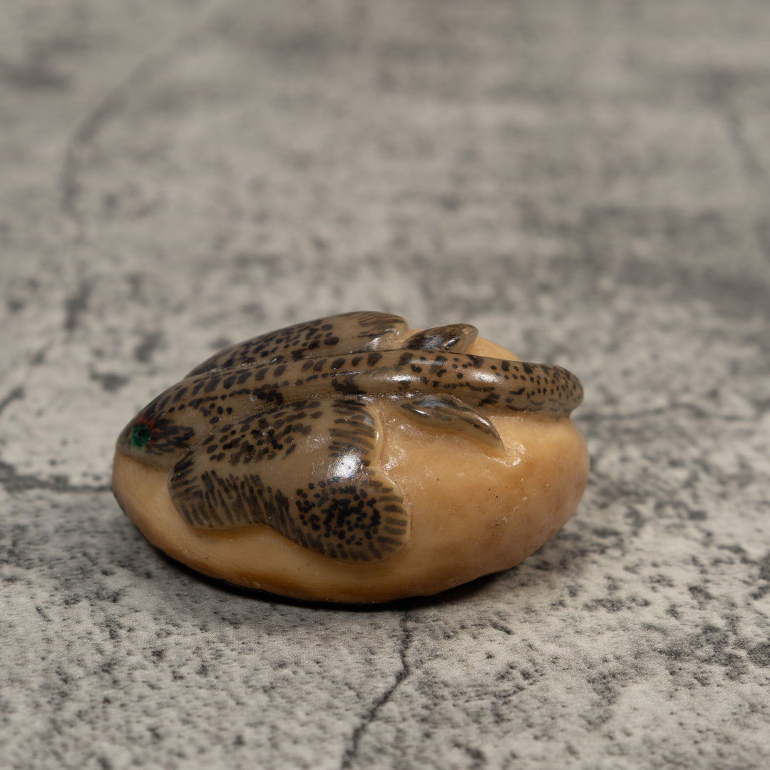 Vintage Stingray Fish Tagua Carving