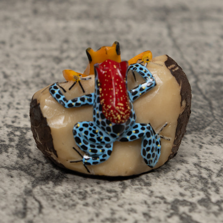 Double Poison Dart Frog Tagua Carving
