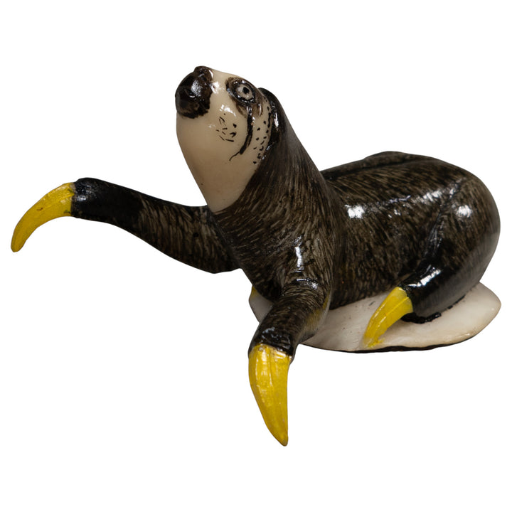 Gray Sloth Tagua Carving