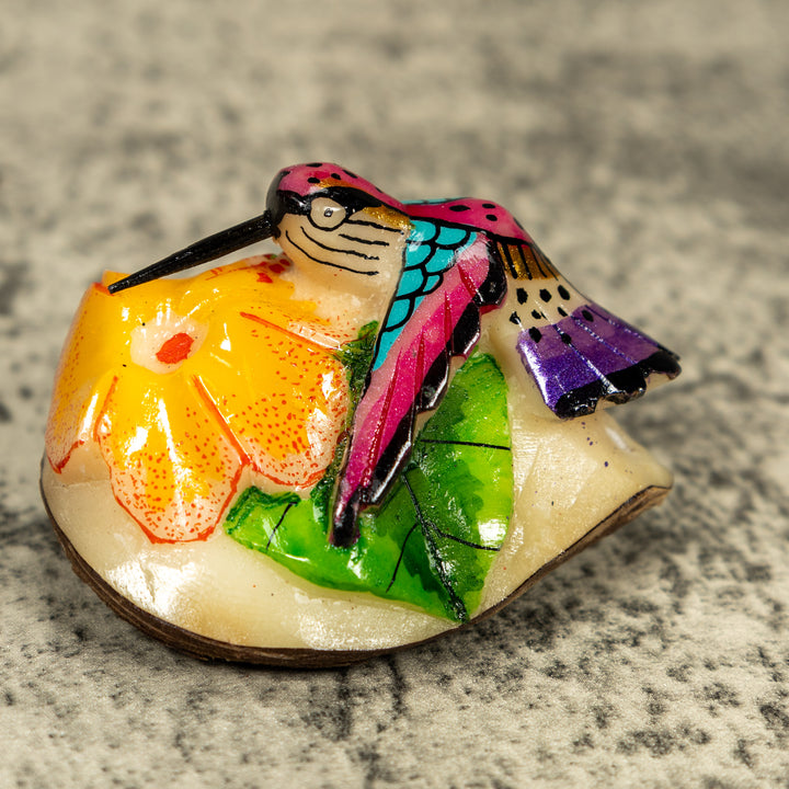 Hummingbird Tagua Carving