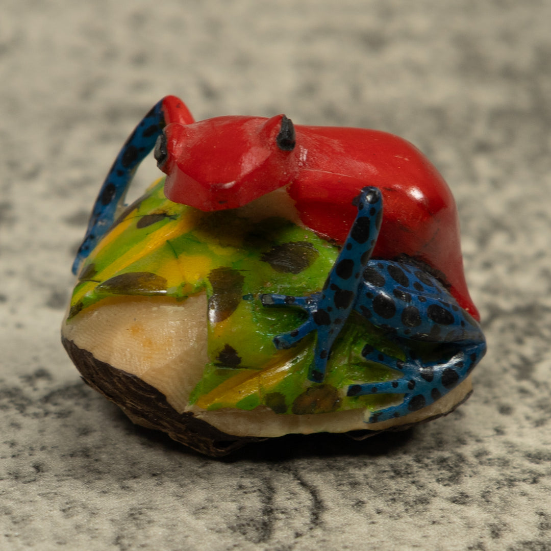 Poison Dart Frog Tagua Carving