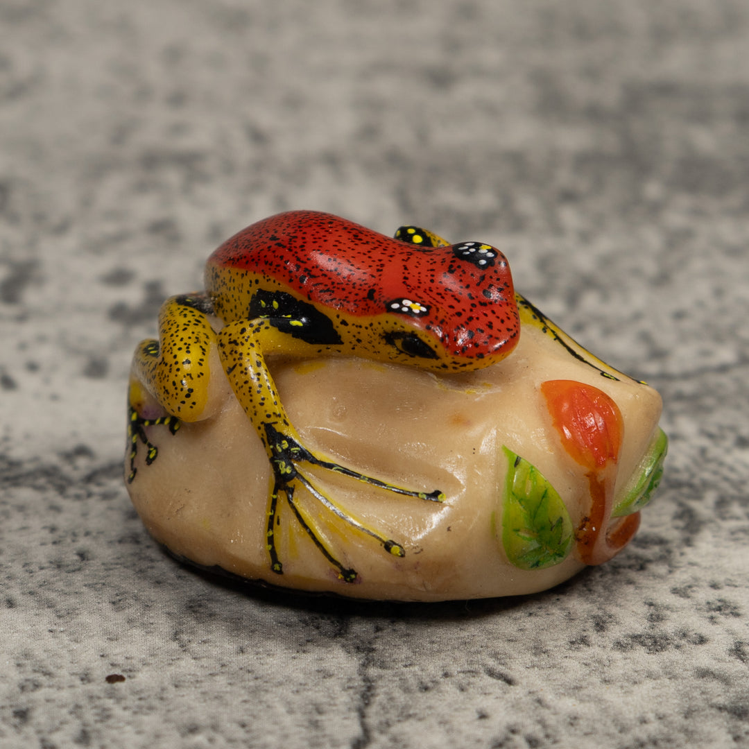 Poison Dart Frog Tagua Carving