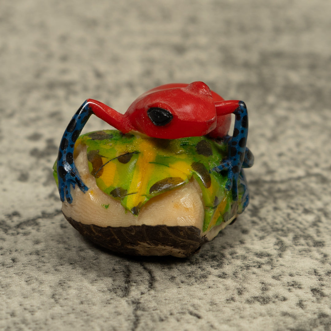 Poison Dart Frog Tagua Carving