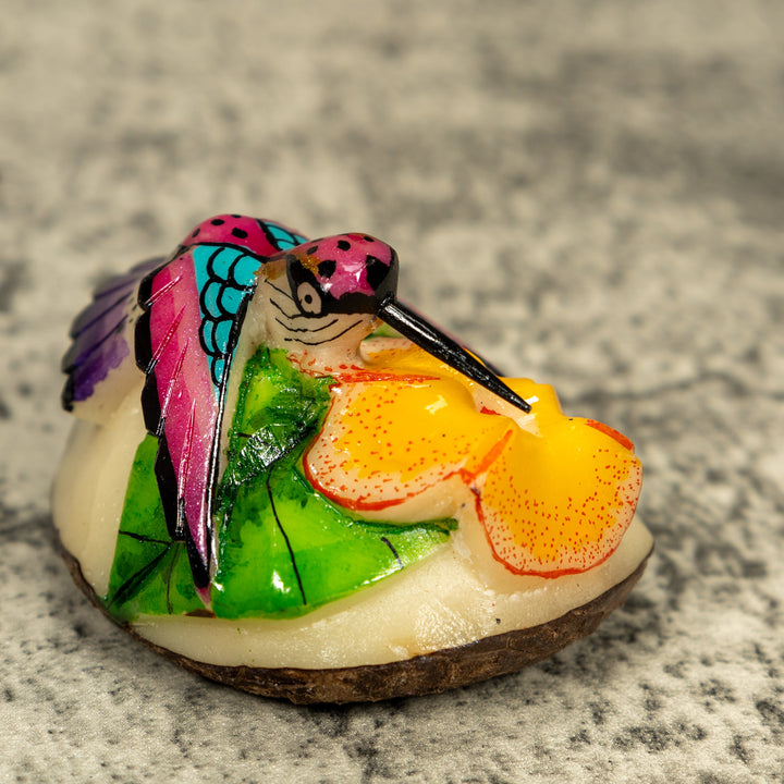 Hummingbird Tagua Carving